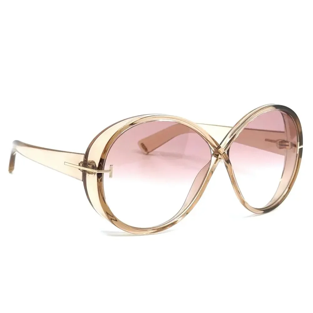 New, TOM FORD Edie-02 Sunglasses TF1116 45T Authentic - Picture 3 of 12